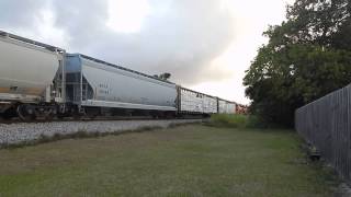 More Leaser power Csx O721-10 with FEC 720/713 heading southbound to krome quarry