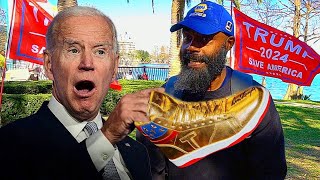 We Met a Biden Voter that Surprised Us - try not to laugh