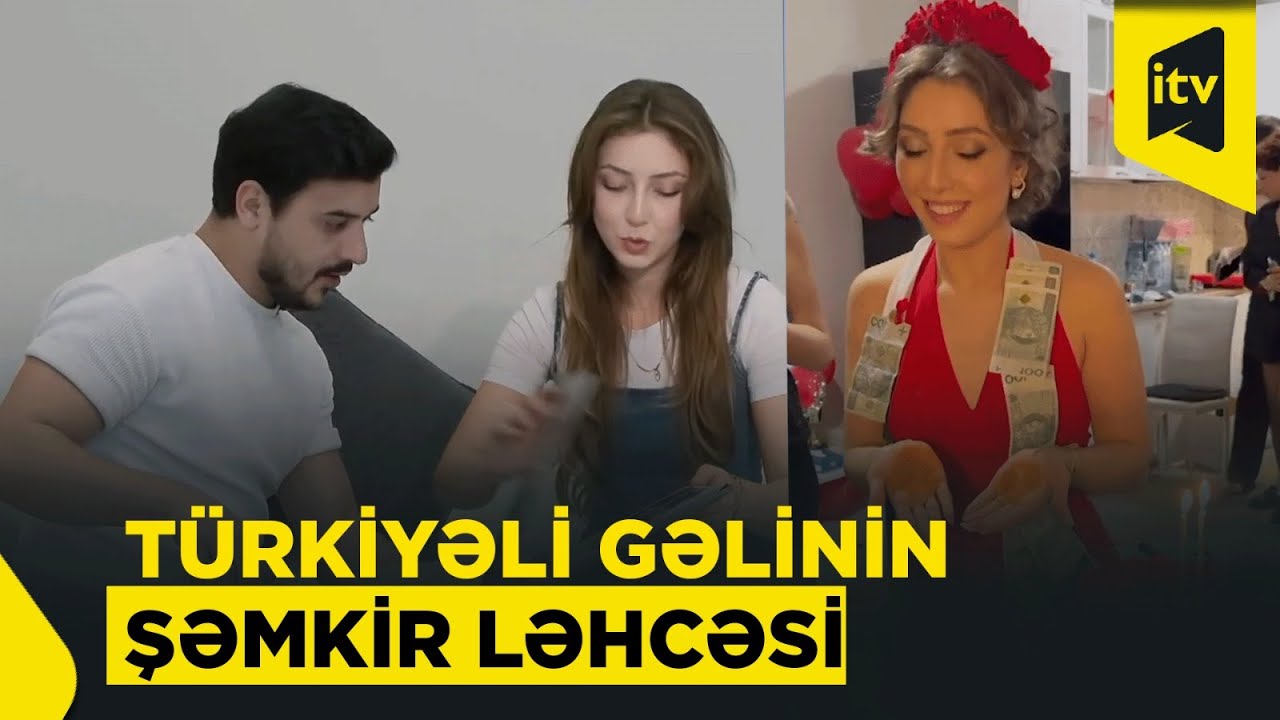 Ankaradan Şəmkirə gəlin gəldi, rayon ləhcəsində danışır