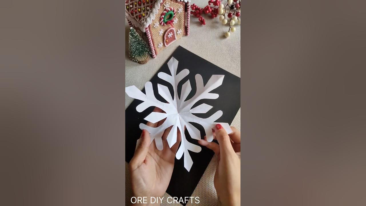  Amosfun 2 Pcs Christmas snowflake decorations DIY
