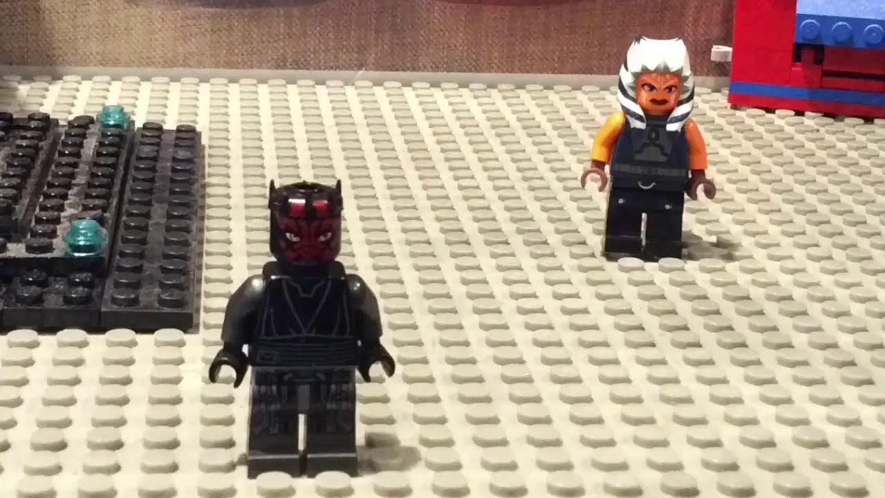 Lego Star Wars Ahsoka Vs Darth Maul Lego Star Wars the Clone Wars season 7: Ahsoka vs Maul - YouTube