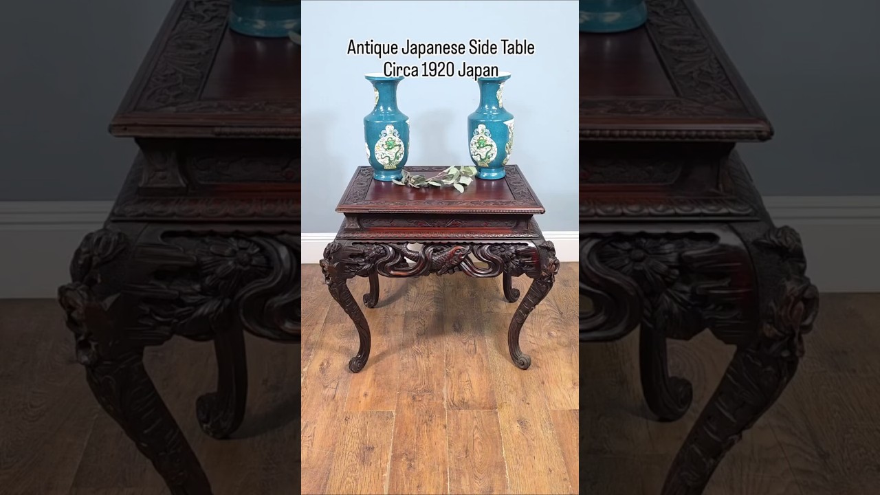 Antique Japanese Side Table Circa 1920 Japan #Japaneseantiques