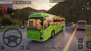 Coach Bus Simulator Vietnam - A Beautiful Evening, Dangerous Curves Road and a Night That Tested Me! screenshot 5