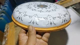 Kap Lampu Dari Limbah Tutup Panci