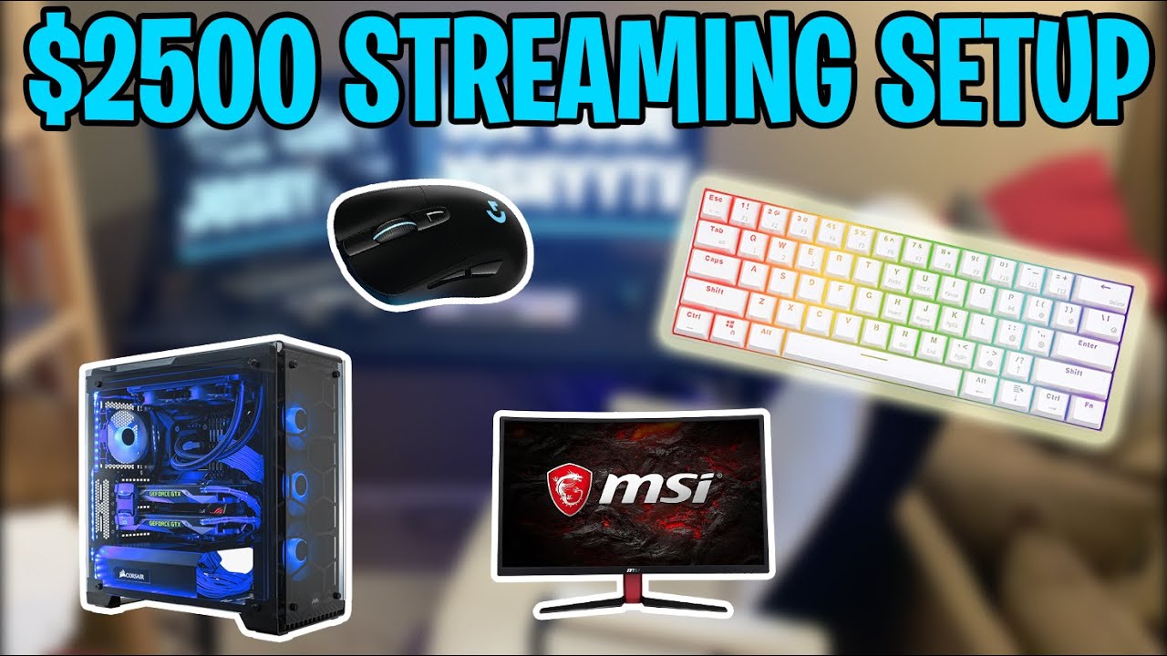 My New Streaming/Gaming Setup Tour! - Gaming Setup Tour 2020 ($2500)