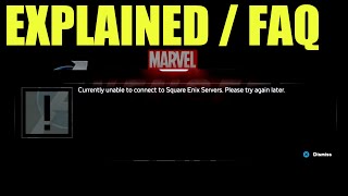 Currently Unable to Connect to Square Enix servers Please try again Later (Explained)