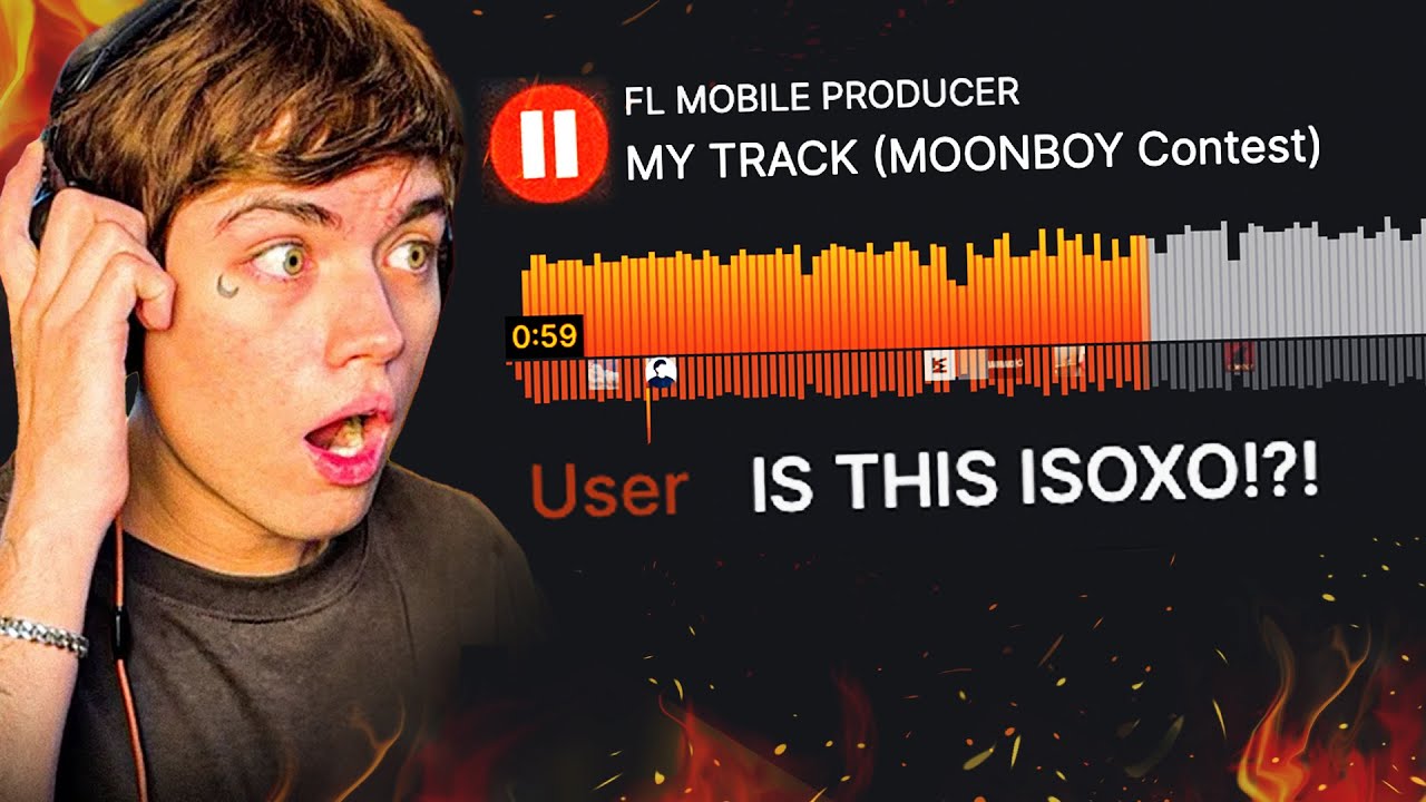 he made a BANGER on FL Studio Mobile!? || MOONBOY Producer Contest