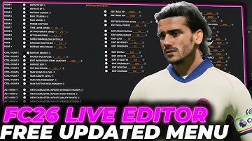 FC 26 Live Editor [Free 2025] — BEST CAREER MODE EDITOR | FREE Download!