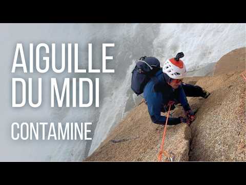 Climbing Aiguille du Midi via Contamine