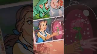 🧡 this page is so pretty 🌹 #coloring #colorbynumber #disneyprincess #beautyandthebeast