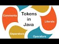 Tokens and its type | java programming language