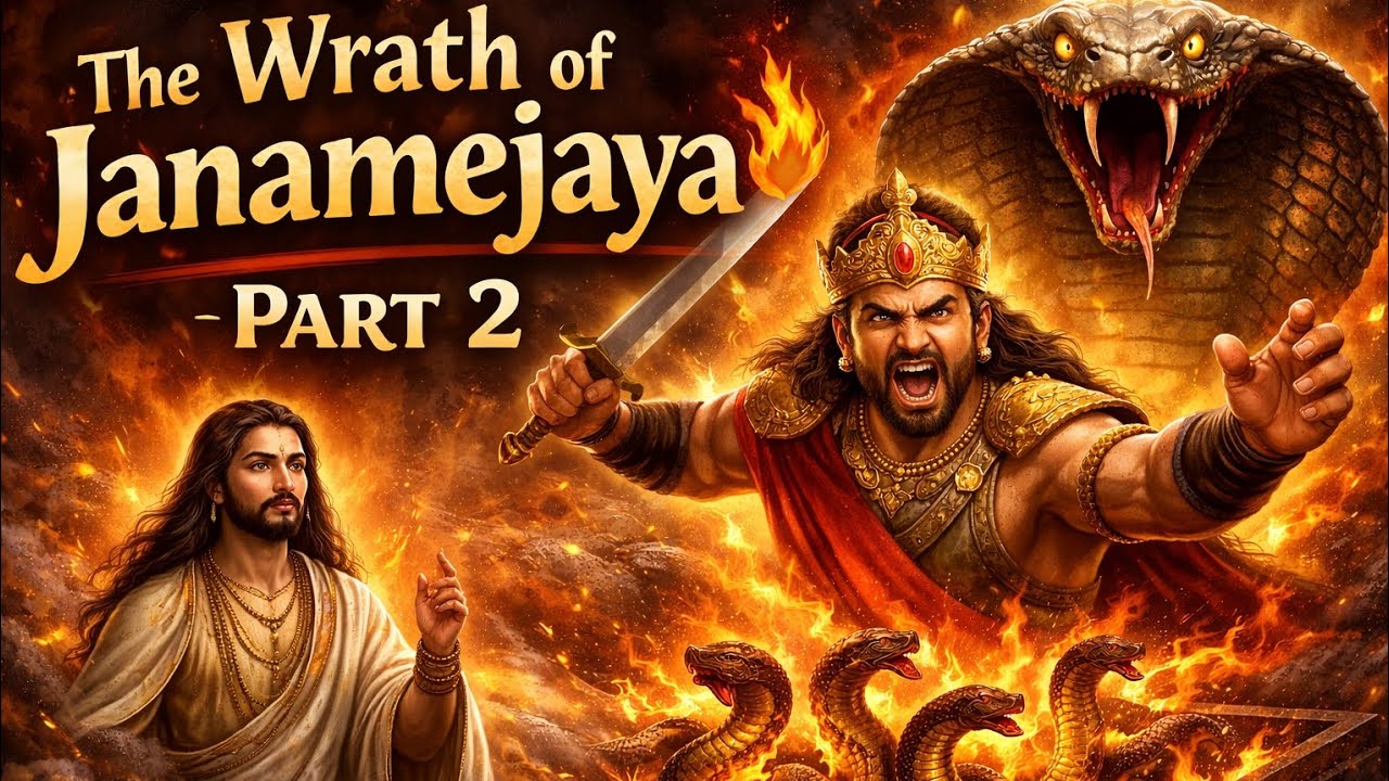 The Wrath of Janamejaya | Part 2 🔥 | Sarpa Yaga and the Fire of Revenge and peace