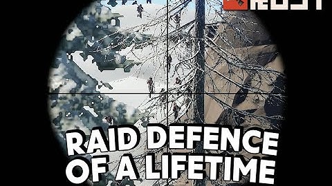 RAID DEFENSE OF A LIFETIME! 20+ VS 7 - Rust [2/2]