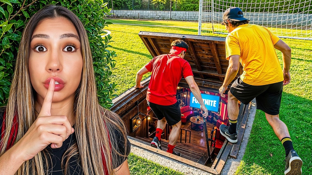 ESPIONEI O FUTEBOL DOS MENINOS E ACHEI UMA PASSAGEM SECRETA *DESCOBRI UM SEGREDO