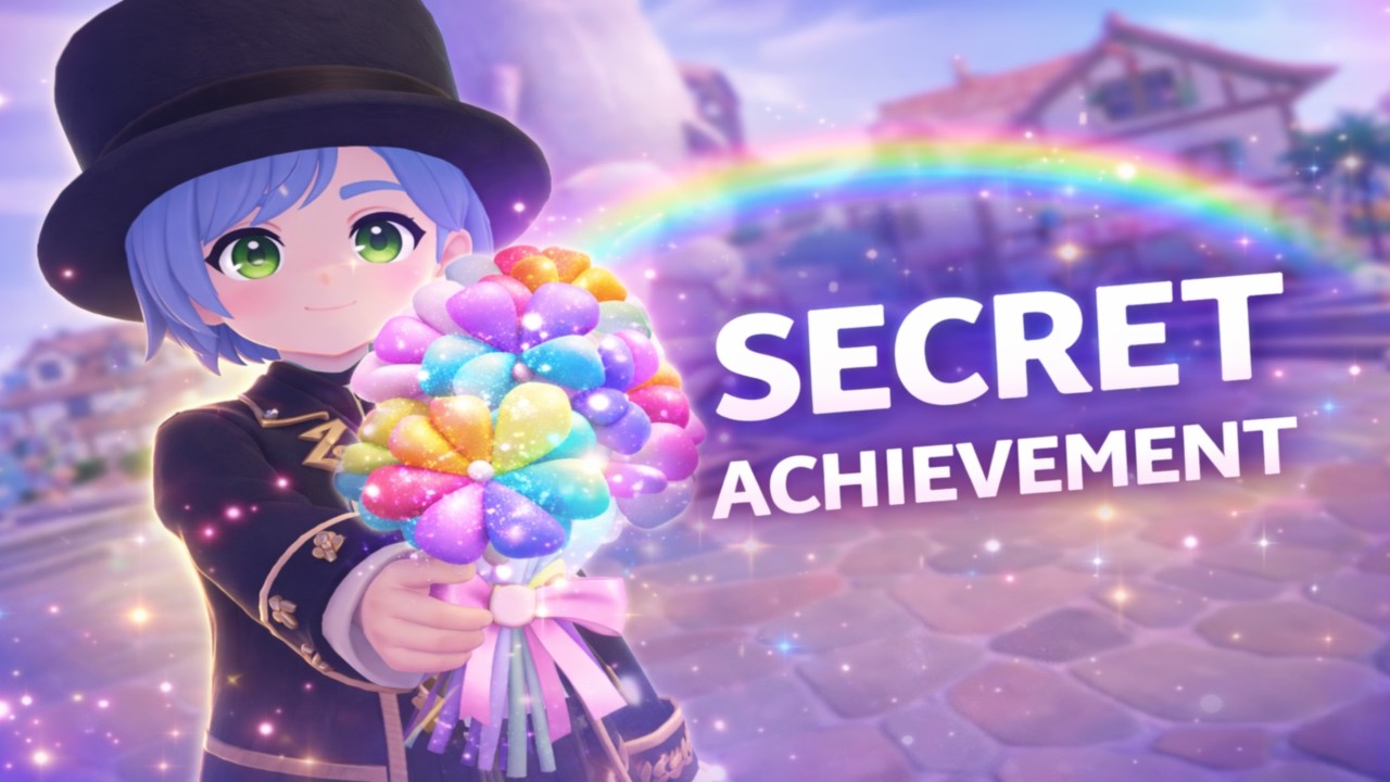 How to Use the Rainbow Bouquet & Unlock the Secret Achievement 🌈