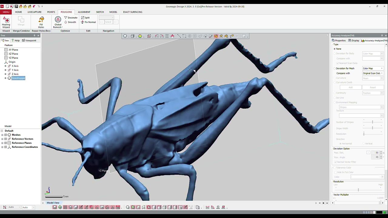 Basic Mesh Tools | Geomagic Design X Tutorial - YouTube