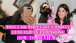 All About My Hair + How To Clip In Luxy Hair Extensions! Vlogmas day 10 | Viviane Audi
