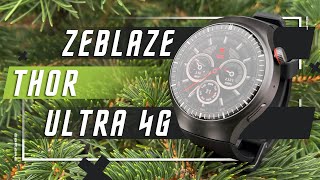 Самые Дешевые С Симкартой 🔥 Умные Часы Zeblaze Thor Ultra 4G Отличная Идея, Реализация На Цену