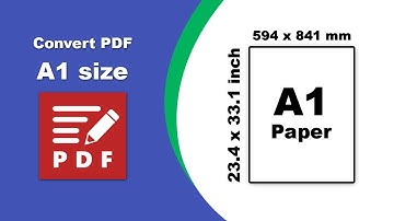 How to convert a PDF to A1 size in PDF-XChange Editor