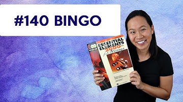 140 Bingo from Essential Elements Book 1