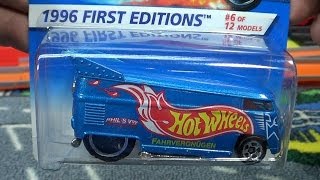 Hot Wheels VW Bus - First Edition VS 30th Anniversary Re-Release