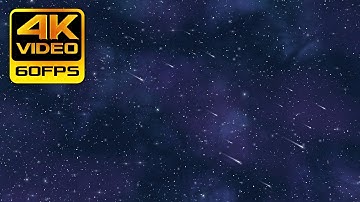 4K Shooting Stars ★ 1-Hour Blue Night-Sky ★ Video Background - UHD Animation ║ HD Longest FREE 4K