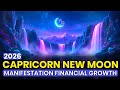 Capricorn New Moon 2026: Manifest Financial Growth & Opportunities with Ease (111 Hz)