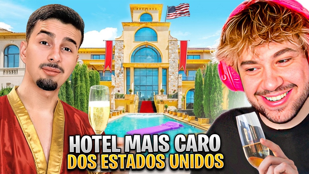 48 HORAS NO HOTEL MAIS CARO vs O MAIS BARATO DOS EUA! - React Neagle