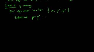 1.6 Reducible second order equations