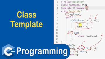 #107 Class Template in C++ | Templates in C++