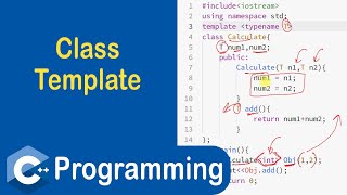#107 Class Template in C   | Templates in C  