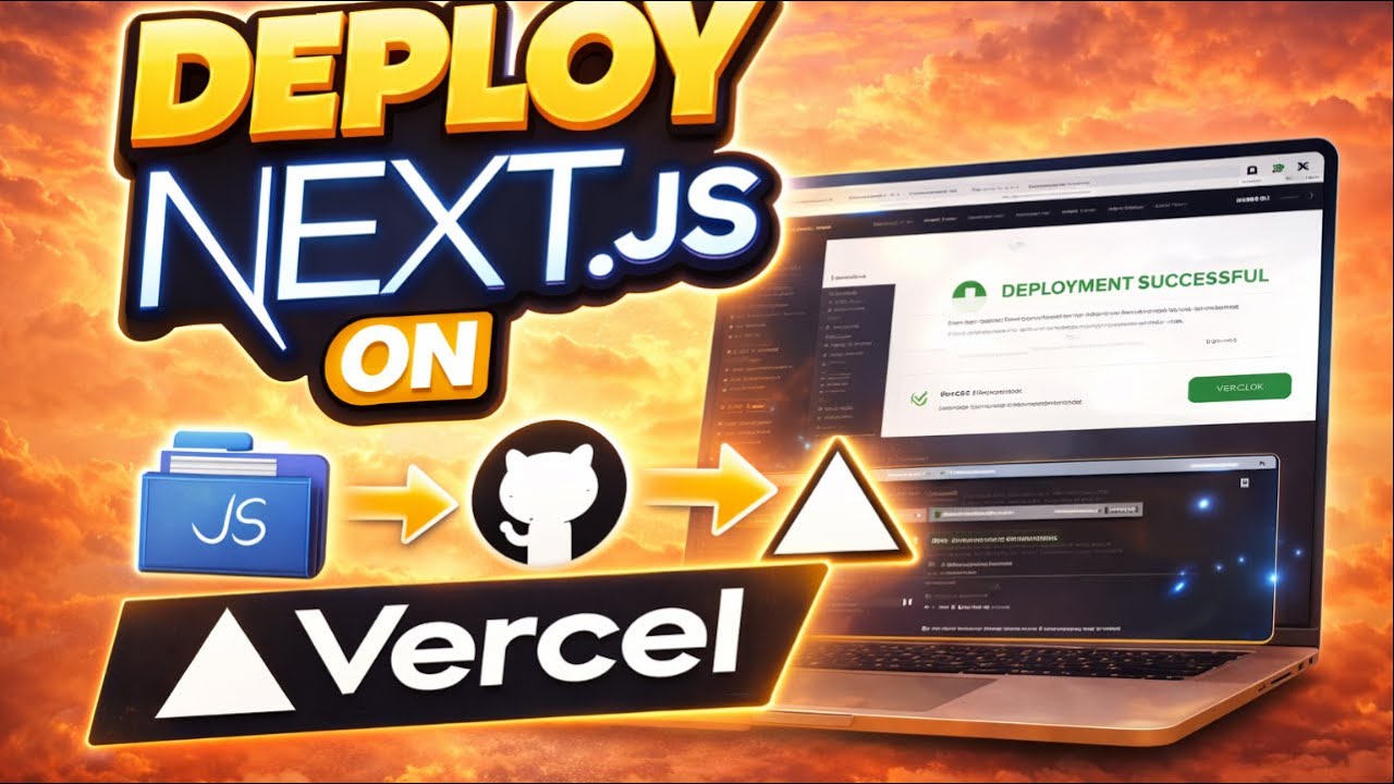 Deploy Next.js App on Vercel 🚀 | Create Project → GitHub → Live Deployment (Step by Step)| 2026