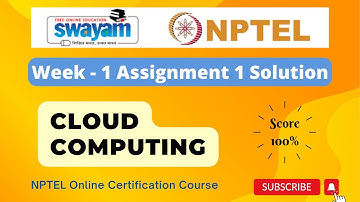Cloud Computing Week 1 Assignment 1 Solution | NPTEL | Swayam | Jul - Dec 2023