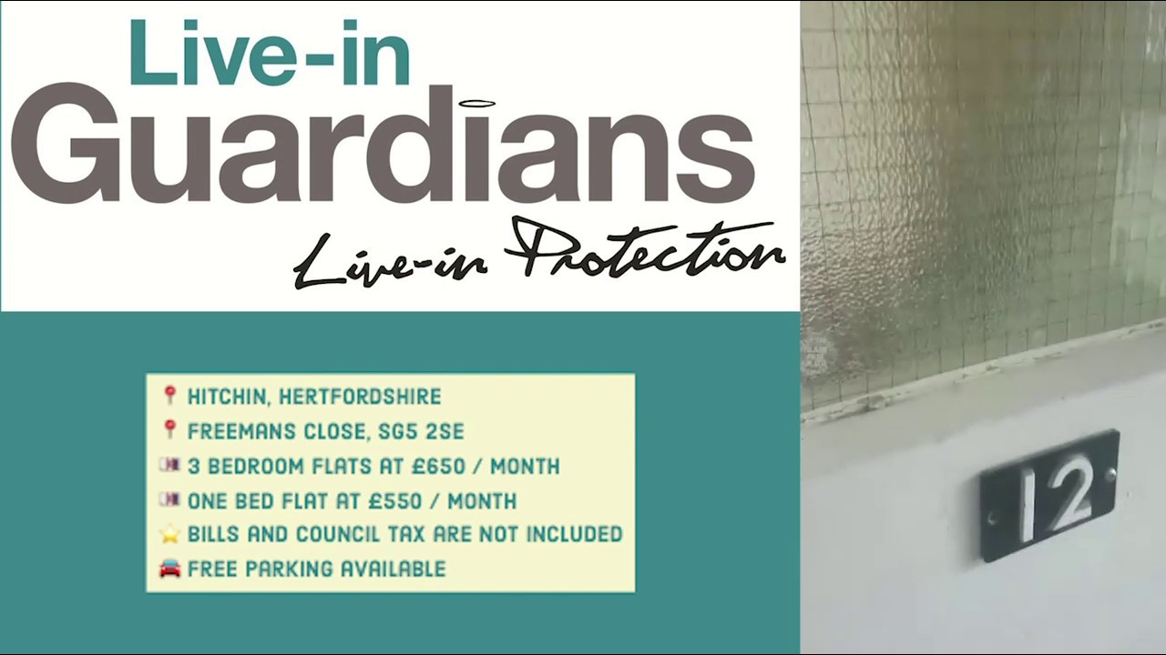Livein Guardians Hitchin, Hertfordshire Freemans Close, SG5 2SE