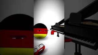 GERMANY PLAYS THE PIANO ☠️ #countryballs #кантриболз #жиза