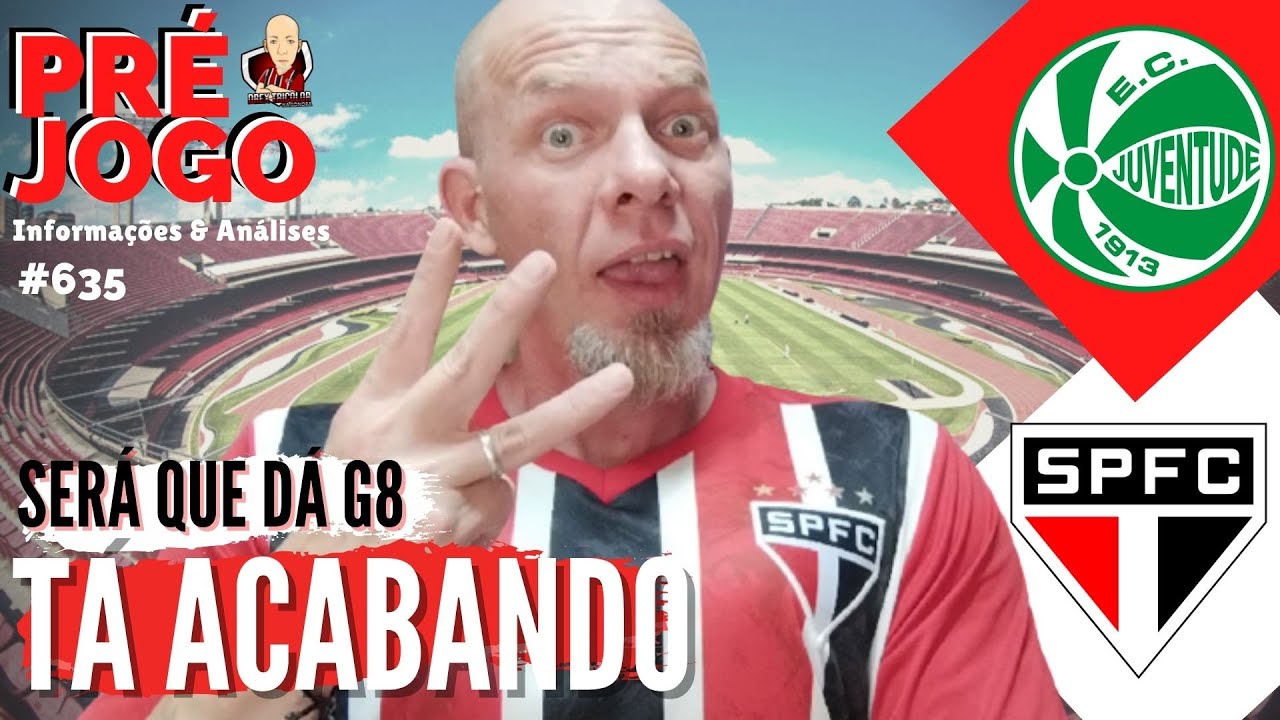 É OBRIGAÇÃO!! FAZENDO AS CONTAS PRO G8 PRÉ JOGO JUVENTUDE x SÃO PAULO