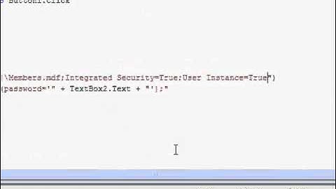 Visual Basic Tutorial 3 - Advanced Login System Using Database