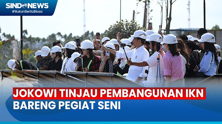 Presiden Jokowi Ajak Penggiat Seni Meninjau Proses Pembangunan IKN