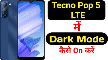 How to enable dark mode in Tecno Pop 5 LTE || Tecno Pop 5 LTE me dark mode kaise on kare ||