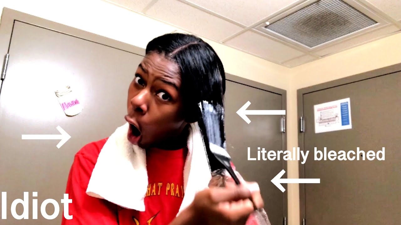 Impulsively BLEACHING/RUINING my hair!!!! [FAIL] HUGE MISTAKE