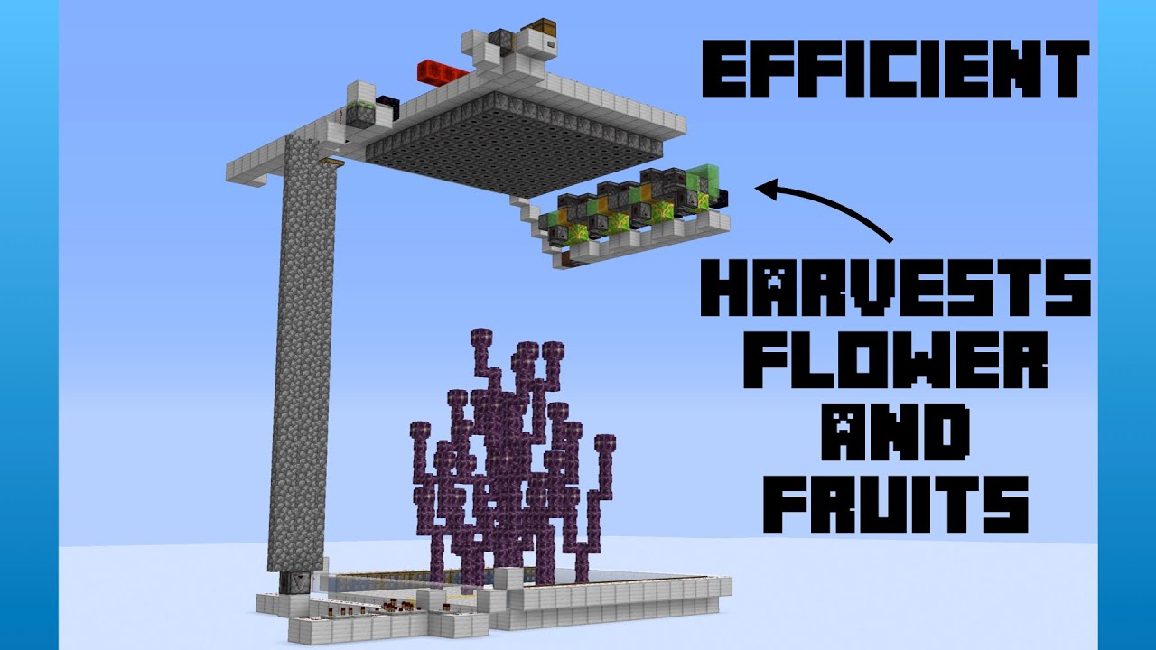 1.16 Efficient Chorus Flower and Fruit Farm YouTube