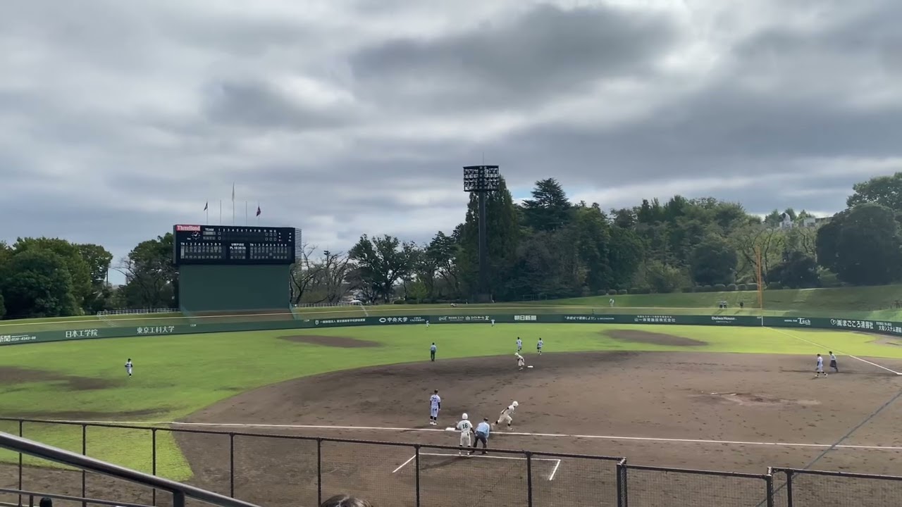 2025年 秋季東京都高等学校野球大会 修徳高校 対 東海大菅生高校　2回表得点シーン