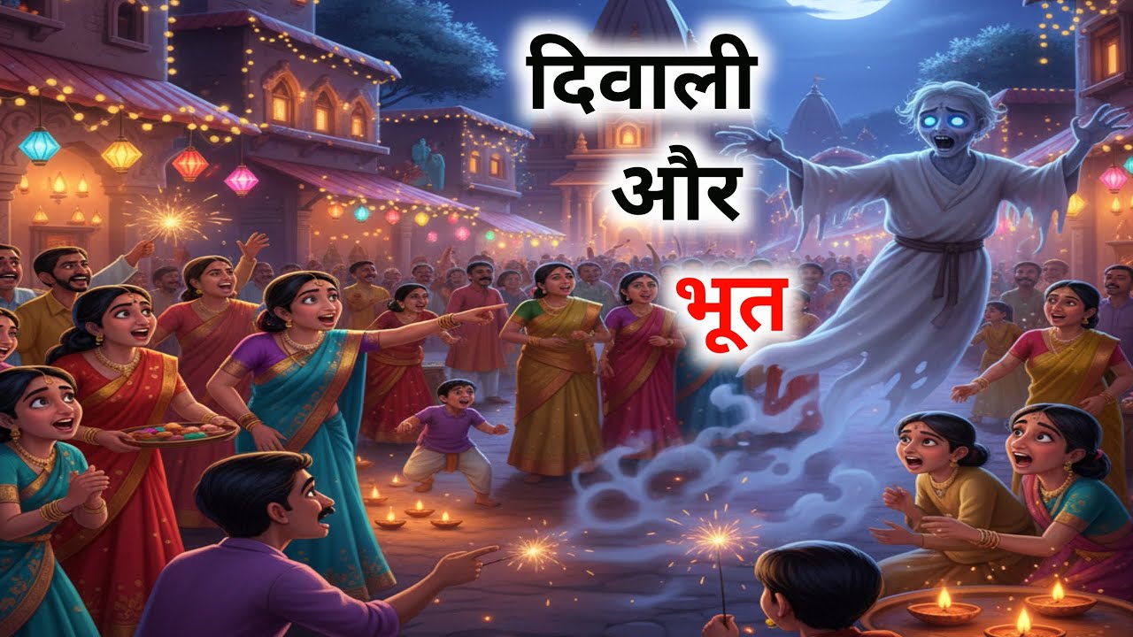 Diwali🪔aur Bhoot😱Wali Haweli🏚️!दीवाली🪔और भूत वाली🏚️हवेली