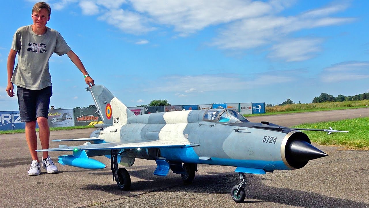 XXXL MIG-21 SCALE 1:5 RC TURBINE JET