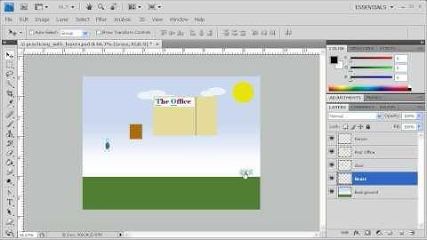 1.3 Practicing with Layers: Adobe Photoshop CS4 video