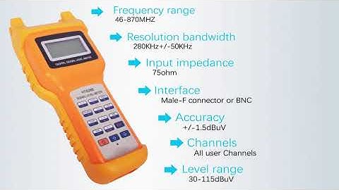 #Signal Level Meter # HT828B