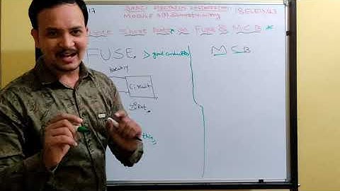 Basic Electrical Engineering| VTU| Fuse and MCB |21ELE13/23 Module 5