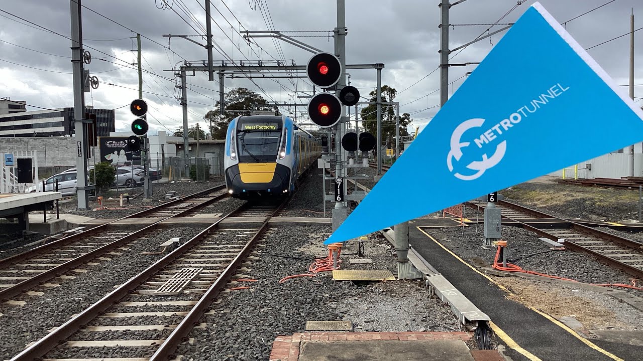 🎉First Train🎉 through the Melbourne Metro Tunnel from Start to End (Dandenong-West Footscray)