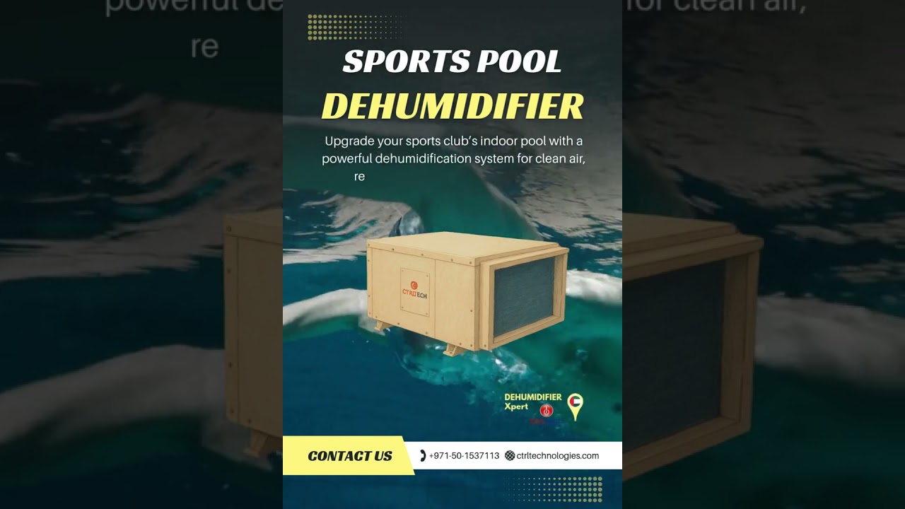 Dehumidifier for Indoor Swimming Pool Rooms. Breathe Easy in Your Pool Room.