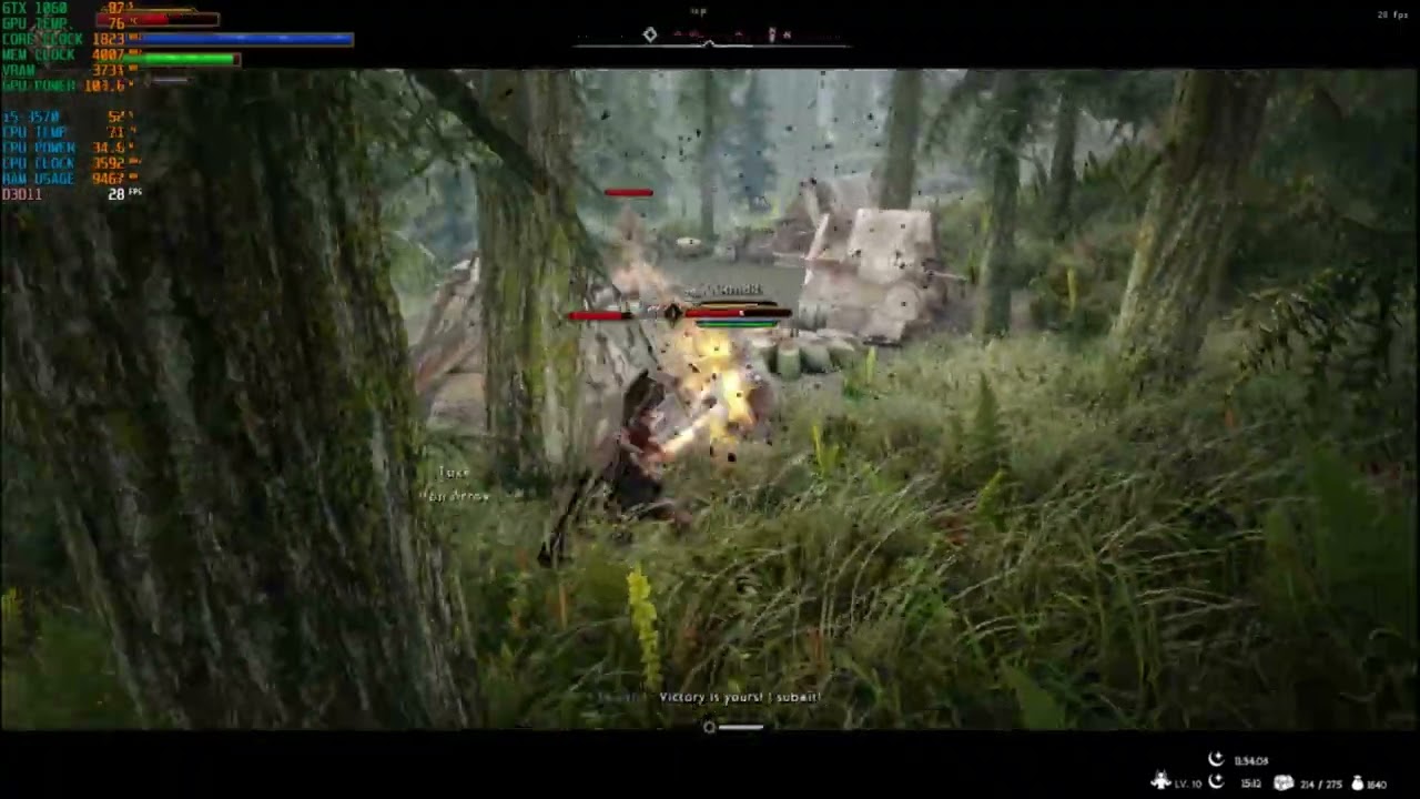 Skyrim SE Moded With GTX 1060 6GB + CORE I5-3570